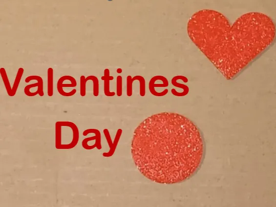 Valentines day Table scatter