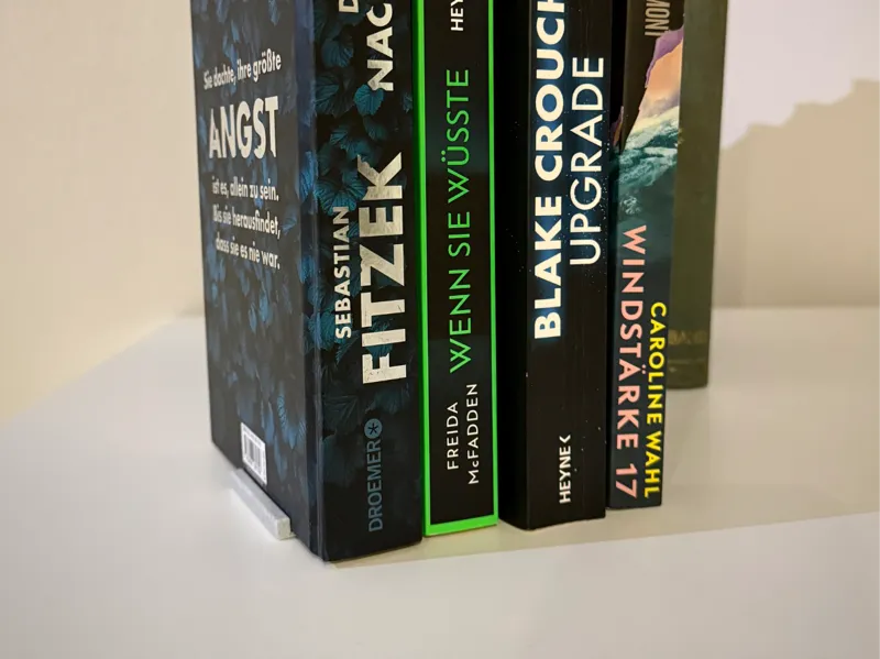 Invisible Bookend - Minimal unsichtbare Buchstütze