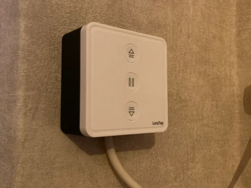 LoraTap curtain switch enclosure box 