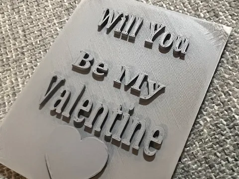 Will You Be My Valentine Sign