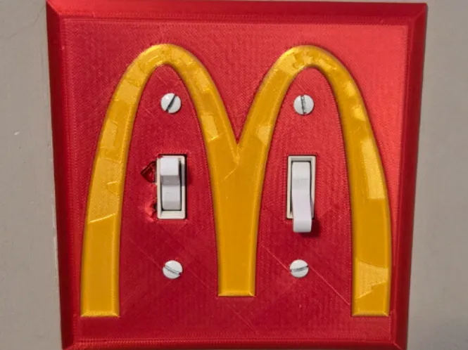 McDonalds Light Switch Cover