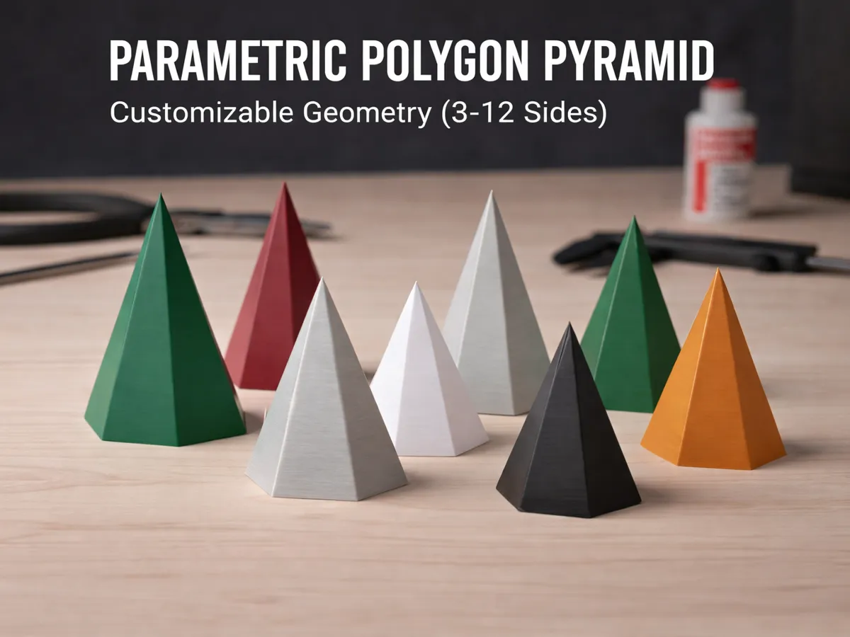 Polygon Pyramid Maker - Free 3D Print Model - MakerWorld