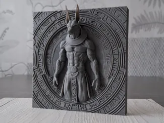 Anubis - Relief Sculpture
