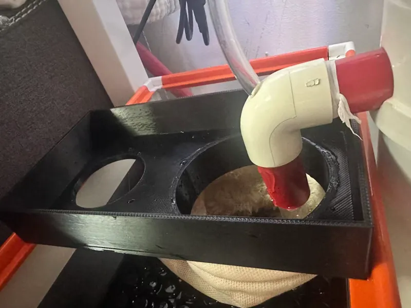 鱼缸魔袋过滤排水支架