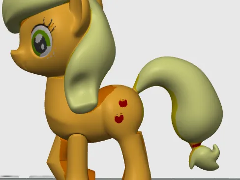white - my little pony
