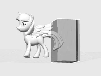 my little pony in white