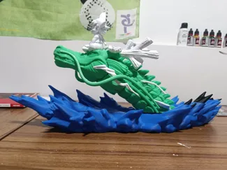 Kid Goku & Shenron 