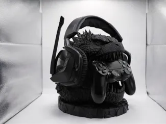 Godzilla Controller & Headphone Holder