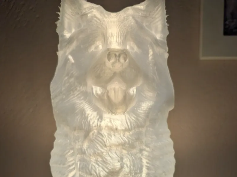 Lampe Hund Eurasier