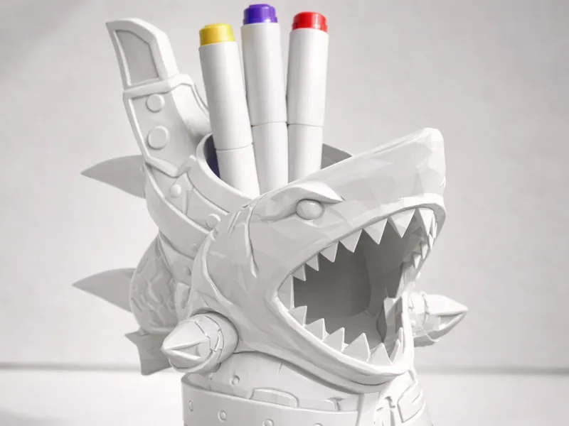 pen holder jinx shark organizer na biurko