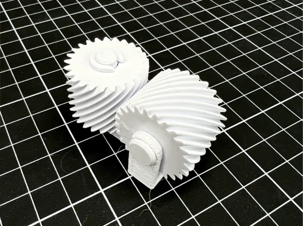 Cross gears 90° Test Print - Free 3D Print Model - MakerWorld