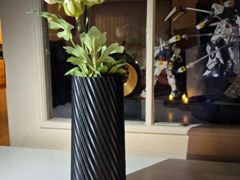 Helix & Hollow | Twisted Tapered Vase