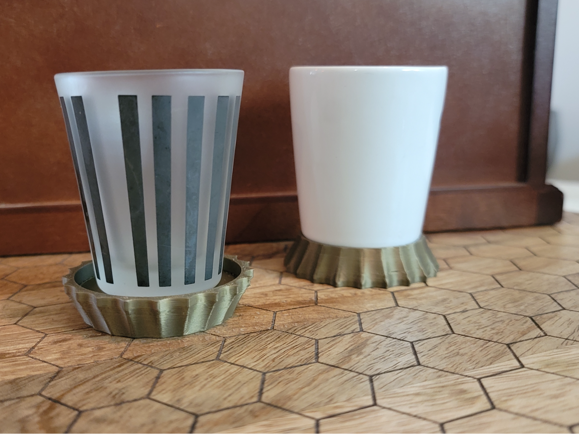 Bottlecap Shot Glass Coaster