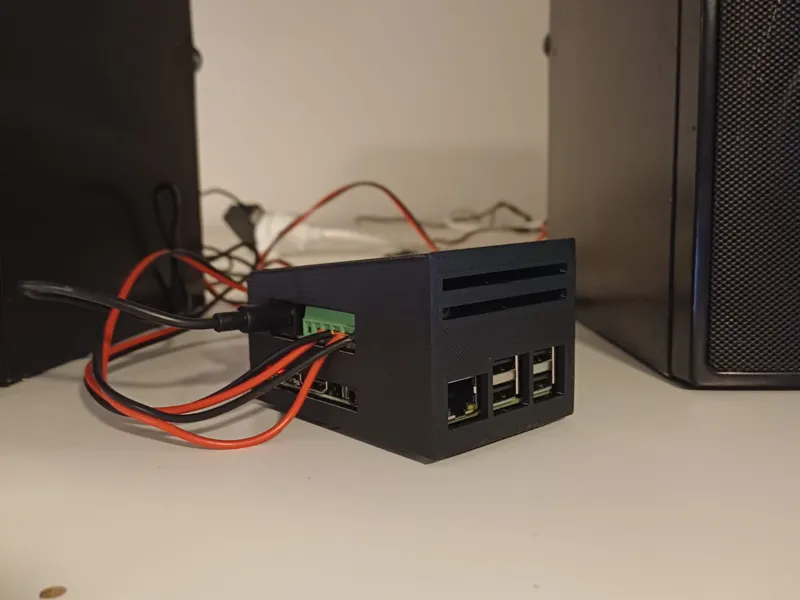 Case Raspberry Pi with AMP HAT