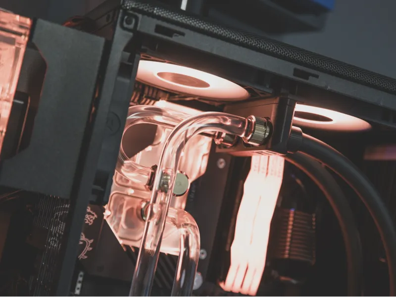 Distribution Verteiler Fanmounted Watercooling