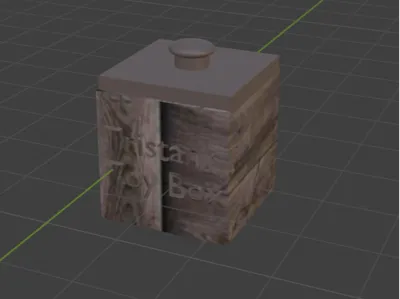 Tristan's Toy Box with lid