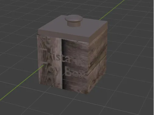 Tristan's Toy Box with lid