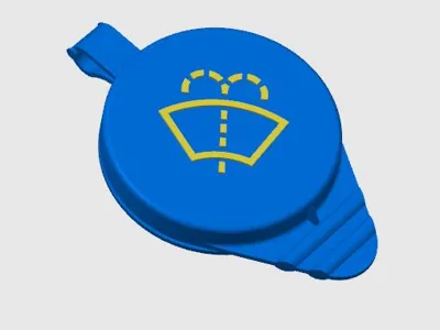 VEHICLE WINDSHIELD WASHER FLUID RESERVOIR CAP 