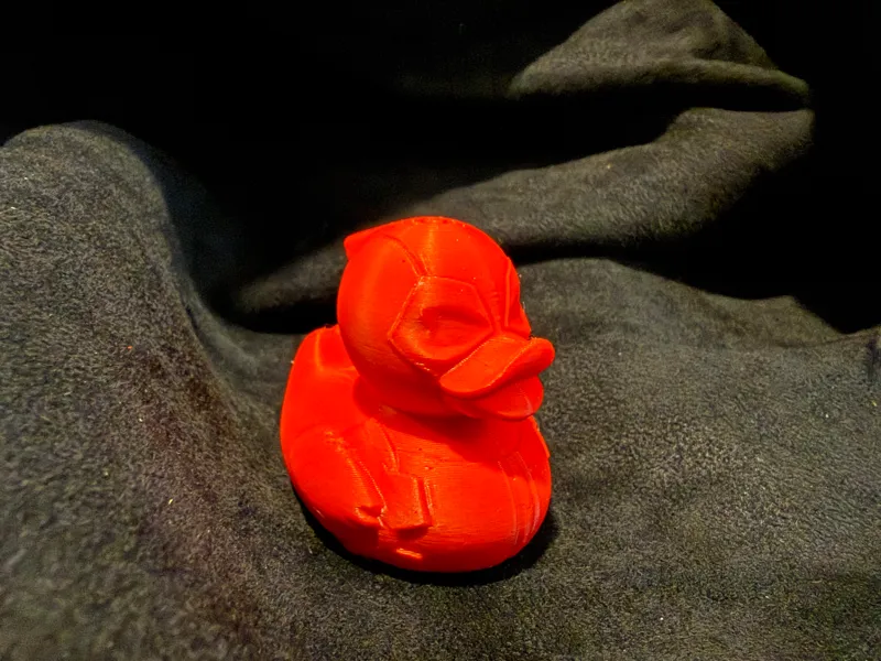 Red Pool Duck