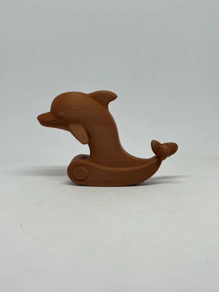 Dolphin Roly-Poly Toy - Free 3D Print Model - MakerWorld