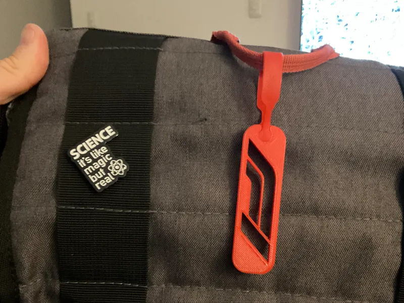F1 Formula 1 Luggage Tag – Customizable STEP File