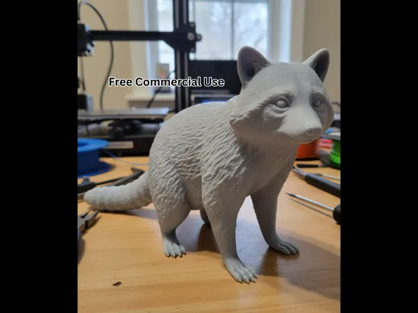 Statuette de raton laveur