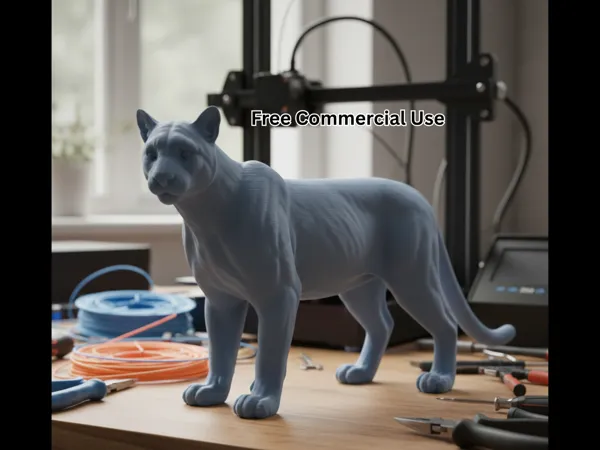 Statue de puma