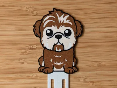 Shihtzu Puppy Bookmark