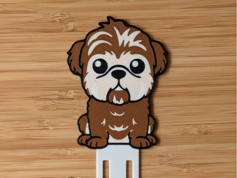 Shihtzu Puppy Bookmark