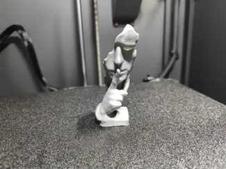 Silence statue
