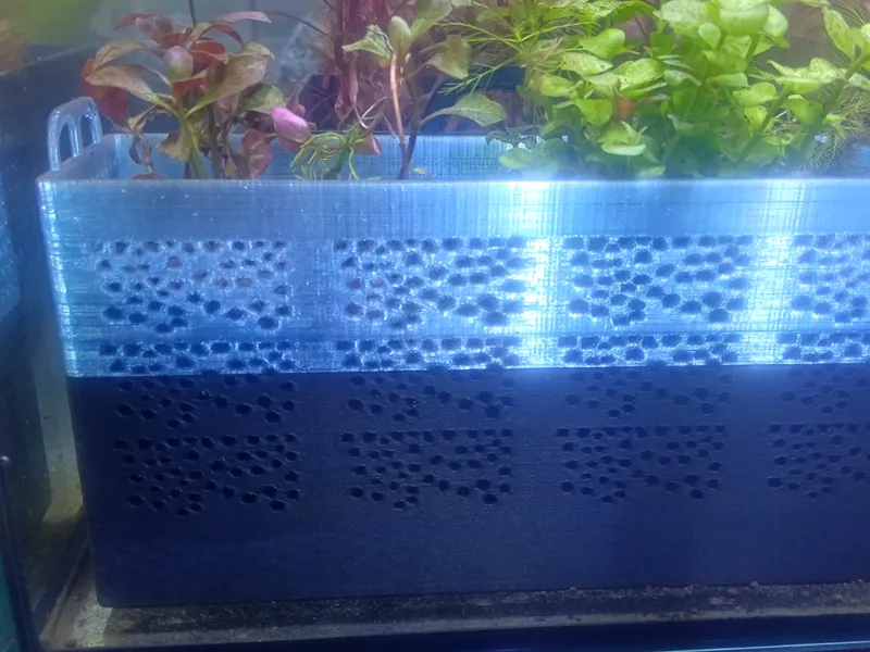 Fish tank aquatic plant pot