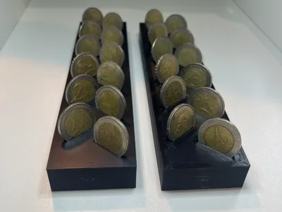2 euro coin display base