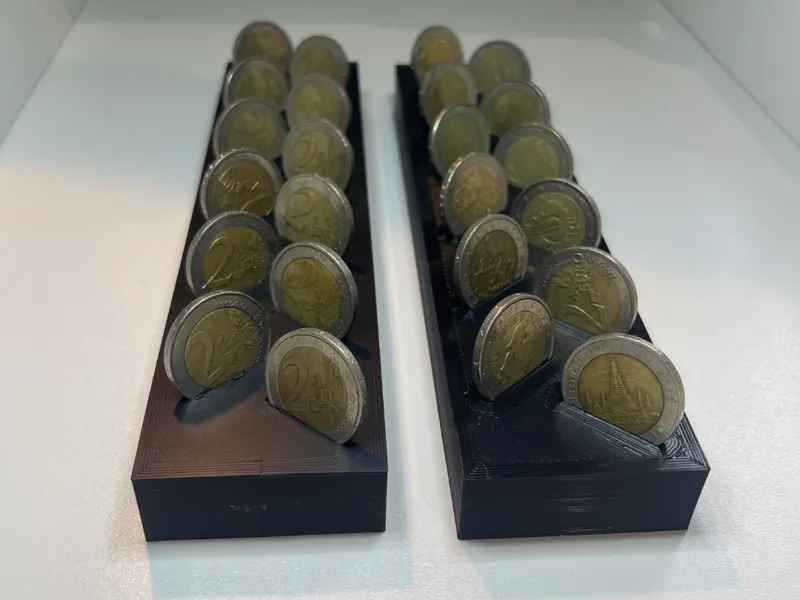 2 euro coin display base