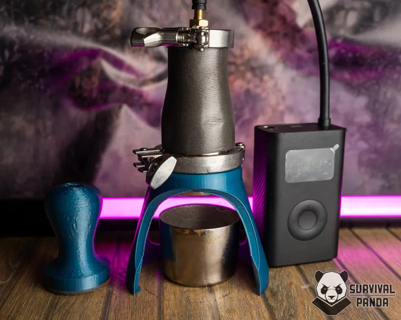 Stand for tri-clamp diy espresso maker