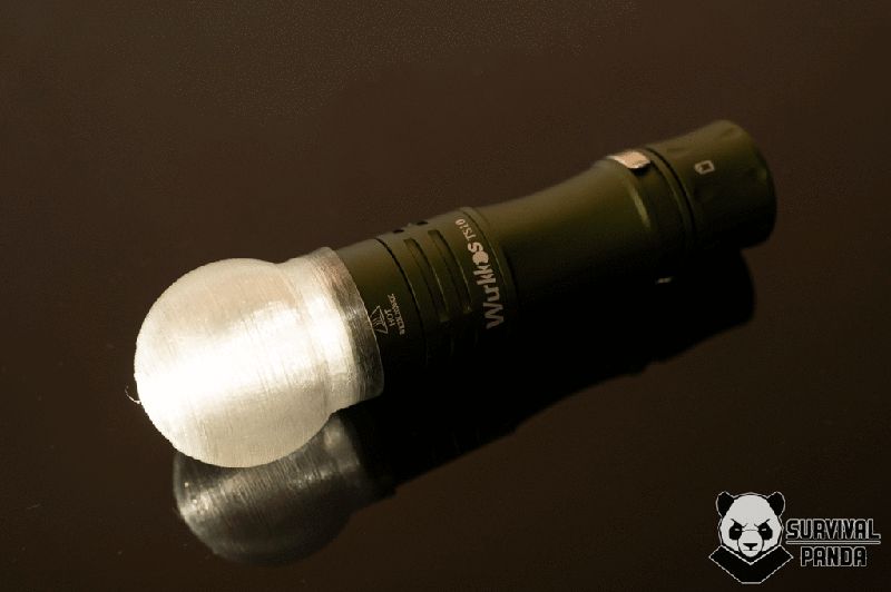 Wurkkos TS10 flashlight diffuser