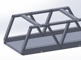 Carrera 132 124 modular bridge / modulare Brücke