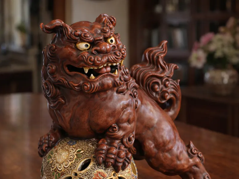 Lion fu Figure