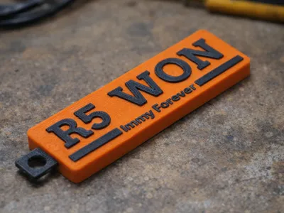 R5 WON Keyring