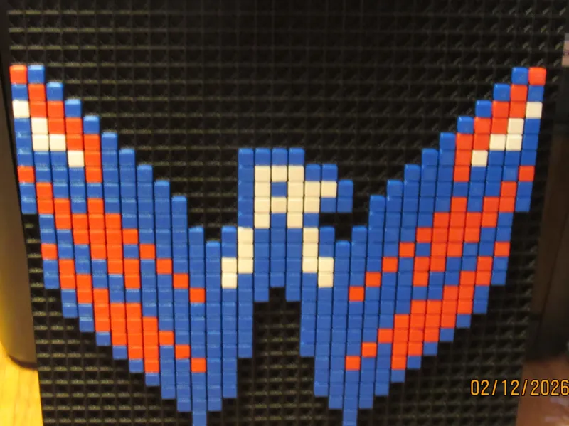 washington capitals pixel art puzzle