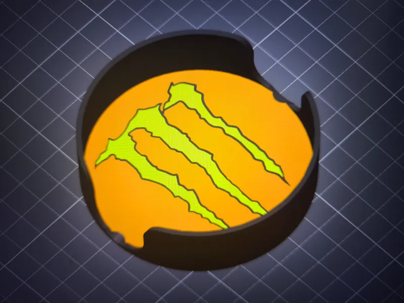 Monster Energy Untersetzer + Halter