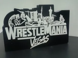 CAJA DE EXHIBICION WRESTLEMANIA VEGAS