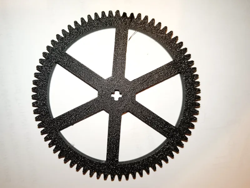 Klemmbau Zahnrad 56 + 72 Zähne mit Kreuznabe