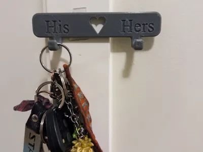 His and Hers Key Holder