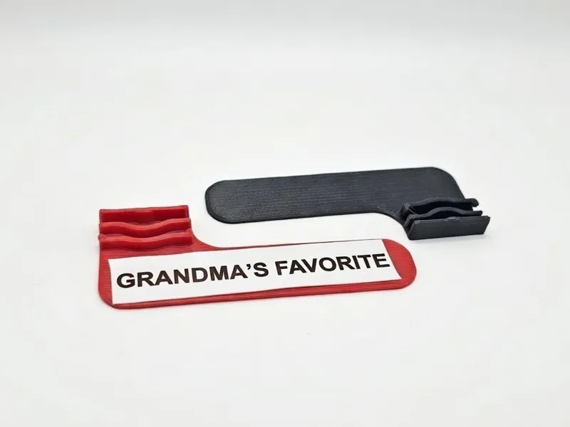 Grandma's Favorite Filament Clip: Label Edition