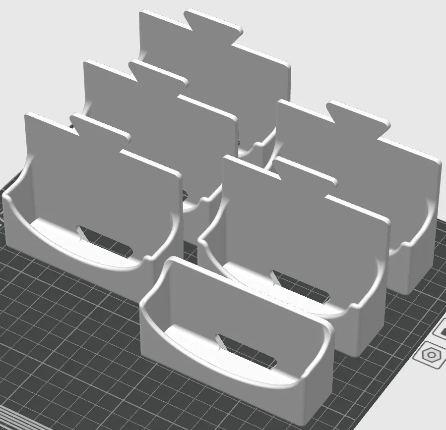 Stackable wall mounted business card holder - Free 3D Print Model ...