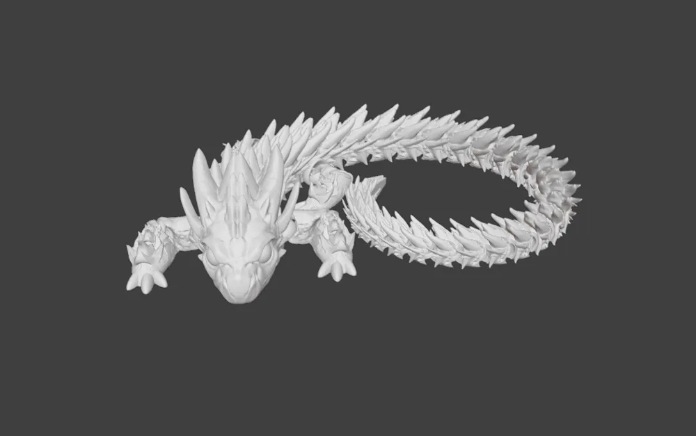 Articulated Dragon - Free 3D Print Model - MakerWorld