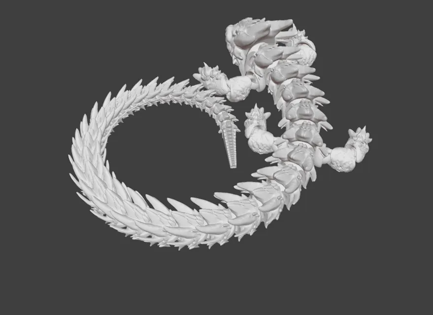 Articulated Dragon - Free 3D Print Model - MakerWorld