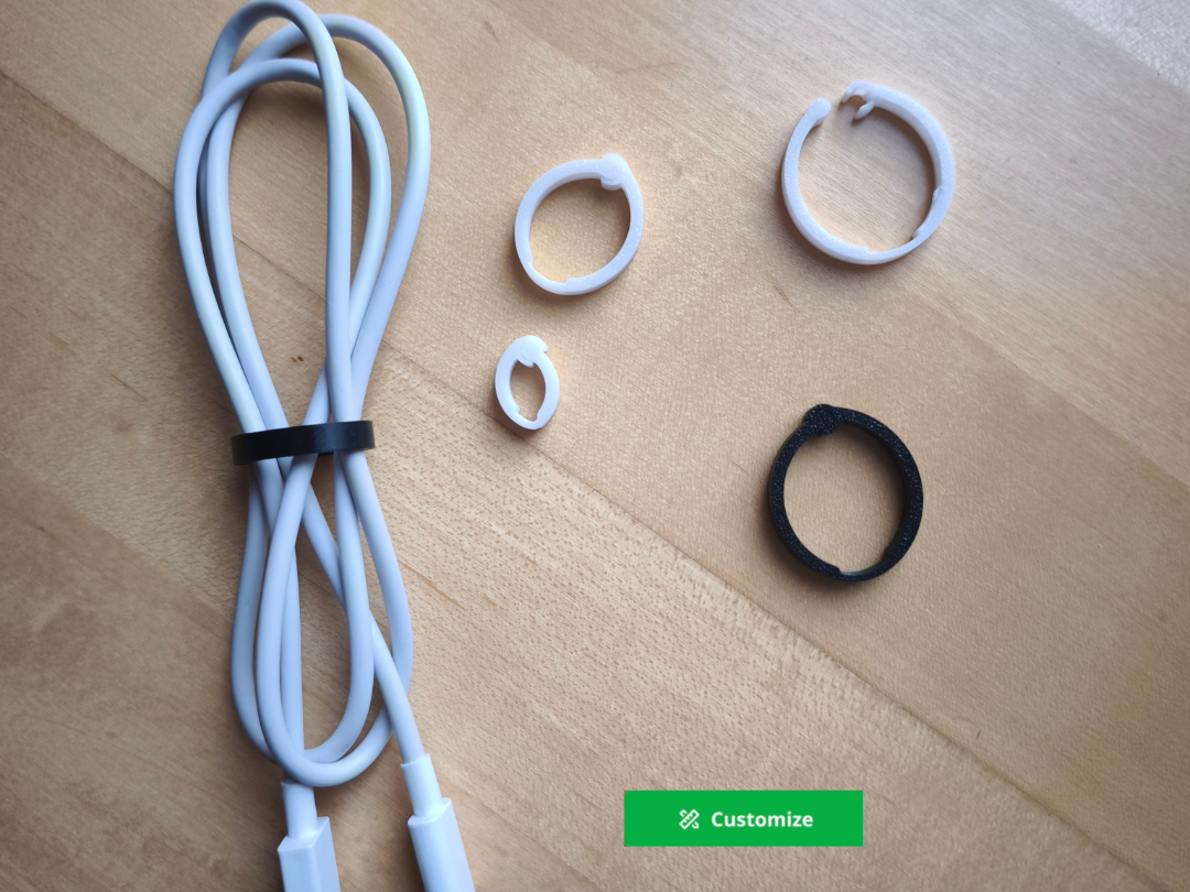 Parametrische Snap Cable Clips – Print-in-Place