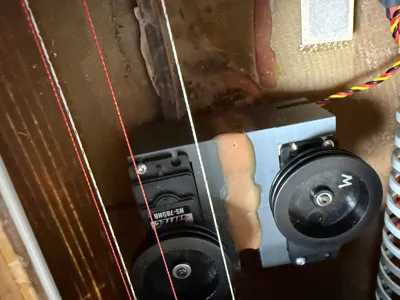 Sail winch mount
