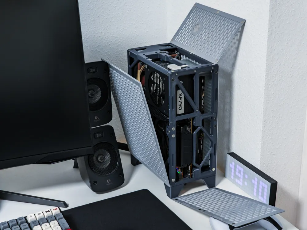 RST99 ITX PC case 9.9L /240mm AIO /magnetic panels - Free 3D Print ...